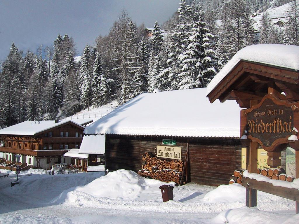 Hotel Gasthof Stuibenfall Niederthai Exterior foto
